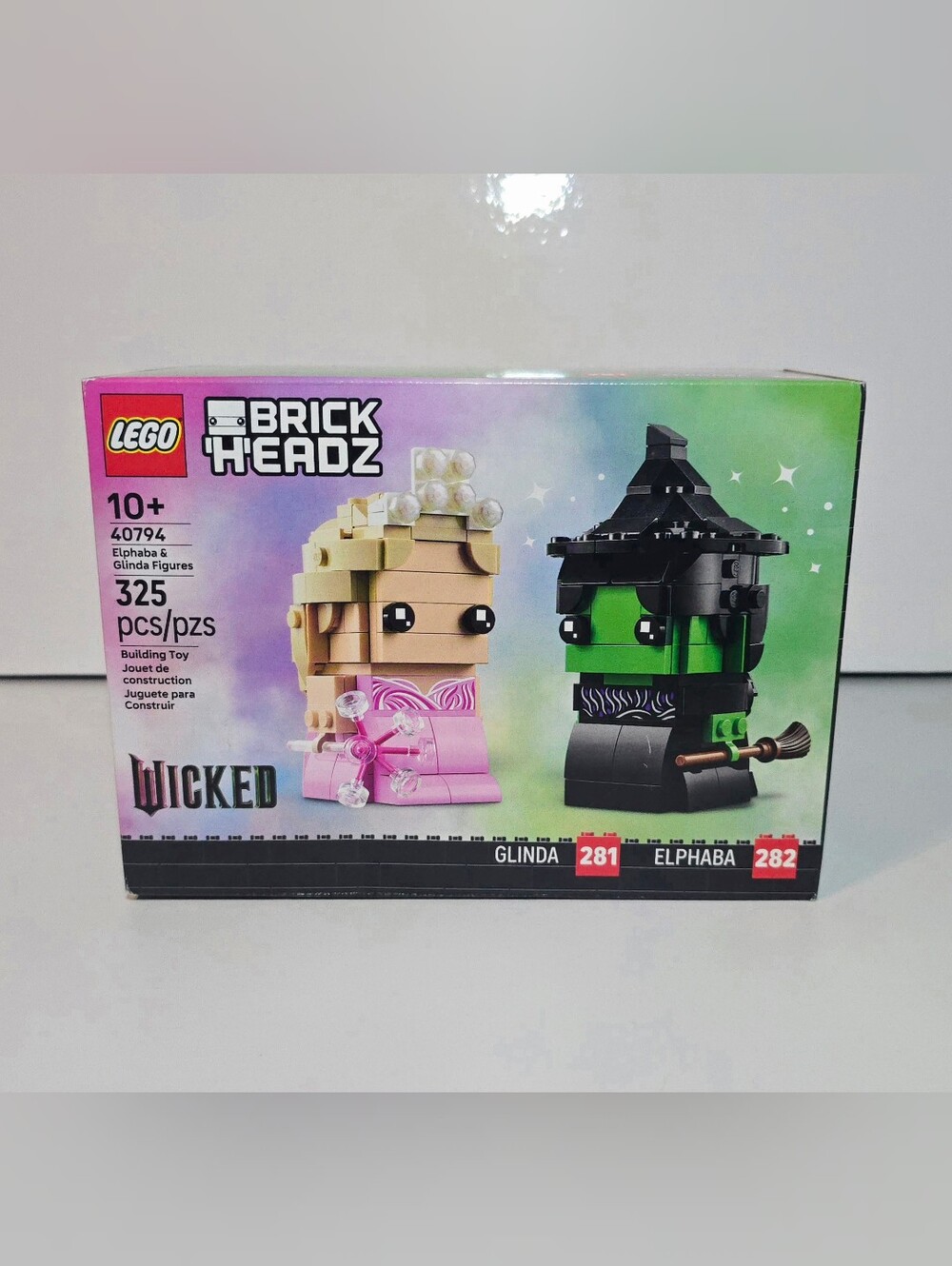 Lego 40794 Brickheadz Wicked Elphaba & Glinda Figures 281 & 282 NIB